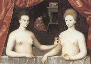 Gabrielle d-Estree and the Duchesse de Villars